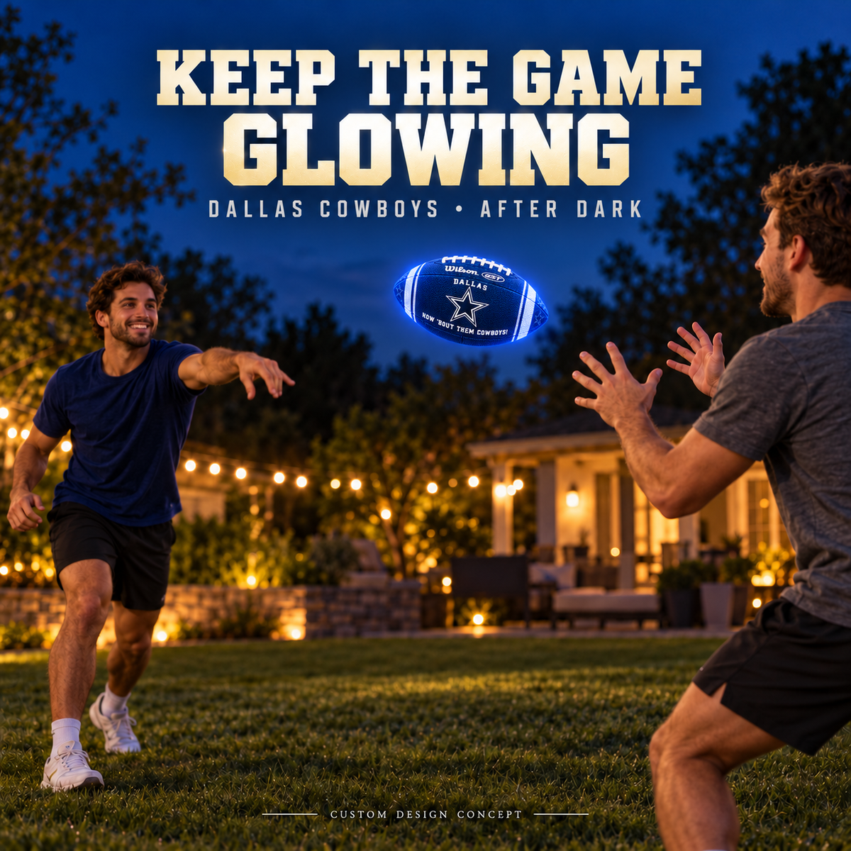 DLCB Premium Light-Up Football NHVH