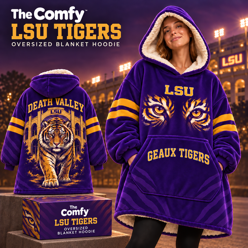 Premium LSUT Oversized Blanket Hoodie NHVH