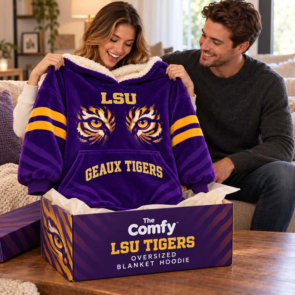 Premium LSUT Oversized Blanket Hoodie NHVH