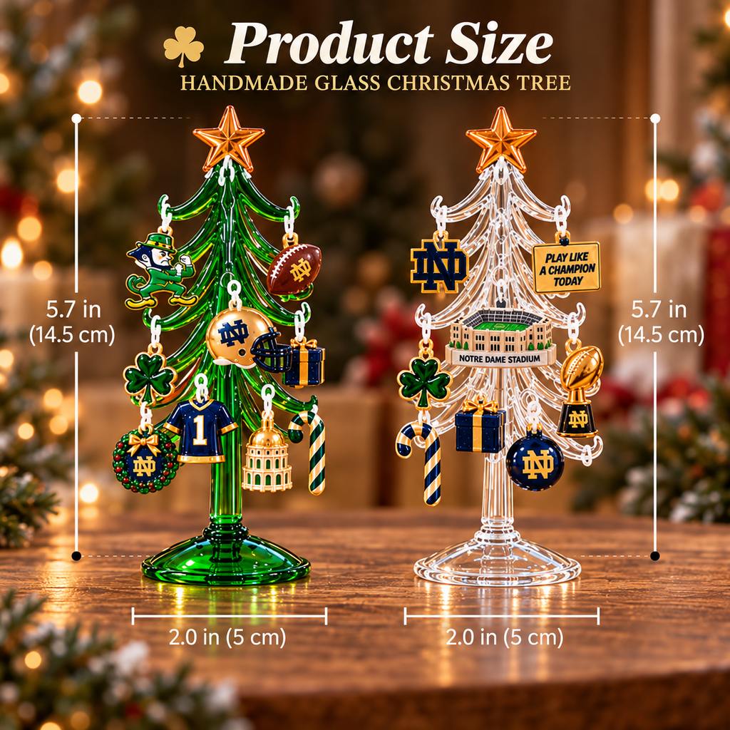 NDFI Premium Glass Christmas Tree With Ornaments TNSM