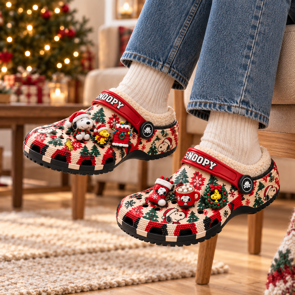 SPNY Premium Fleece-Lined Crocs Clogs NTTB