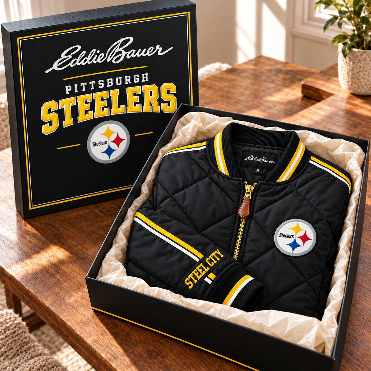 PBS Premium Classic Quilted Bomber Jacket TMH
