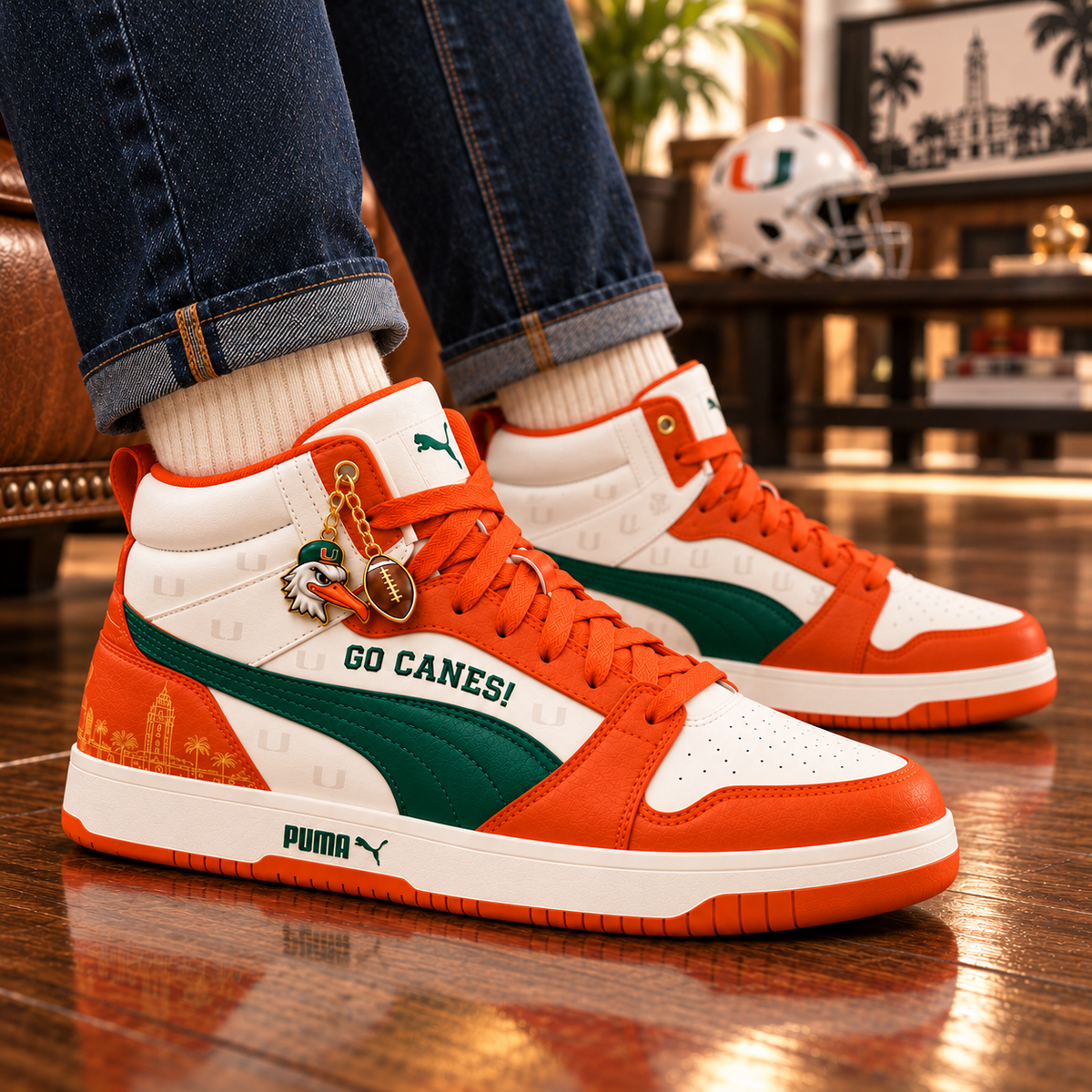 MHC Premium Mid-Top Sneakers with Charms PNPA