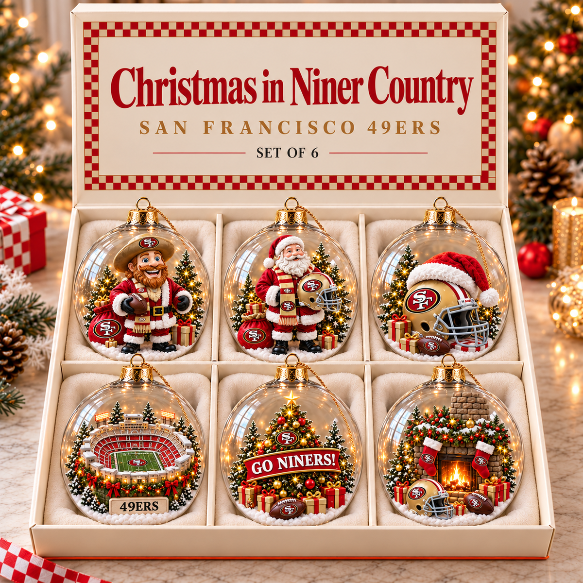 SF49 Premium Christmas Tree Ornament Set TMH