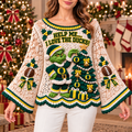 ORD Women’s Premium Christmas Bell-Sleeve Sweater TMH