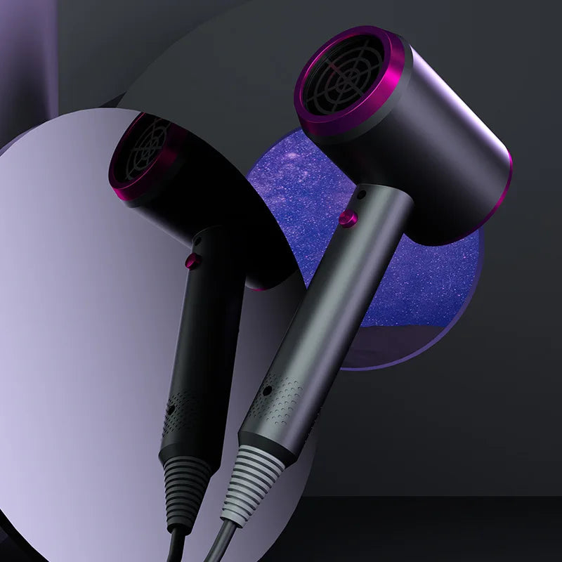 Professional Hair Dryer Negative Ion High Speed Fast Drying Low Noise Constant Temperature Portable Electric Turbine Blower