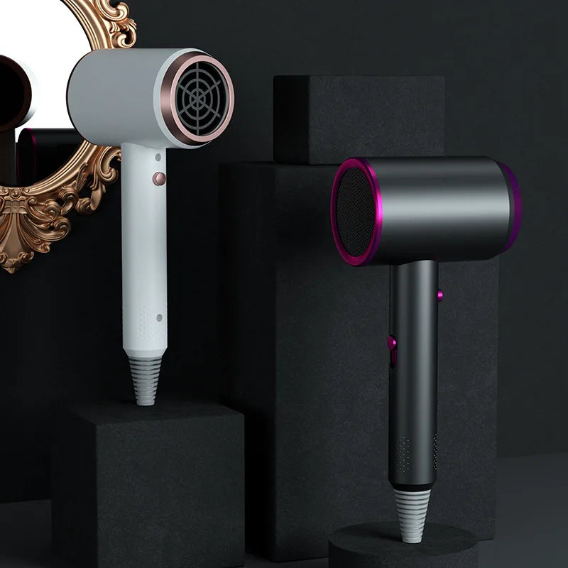 Professional Hair Dryer Negative Ion High Speed Fast Drying Low Noise Constant Temperature Portable Electric Turbine Blower