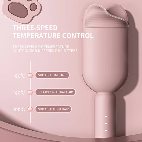 Curling Iron Wand Hair Styler Curler Heated Hair Curling Tool With Negative Ion Large Wave Hair Curls 3 Temperature