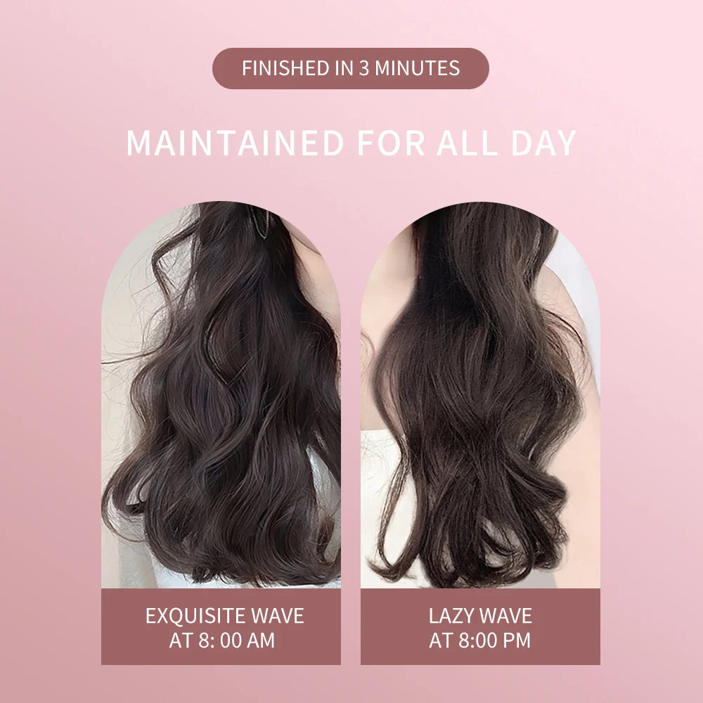 Curling Iron Wand Hair Styler Curler Heated Hair Curling Tool With Negative Ion Large Wave Hair Curls 3 Temperature