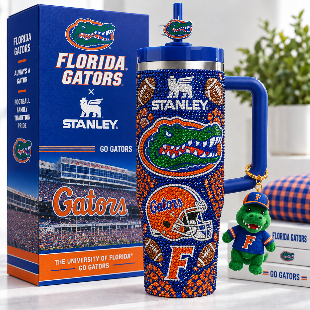Florida Gators 40oz Tumbler With Handle TTNL