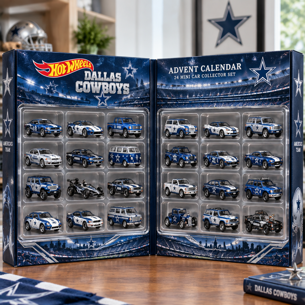 Dallas Cowboys Premium Mini Car Advent Calendar