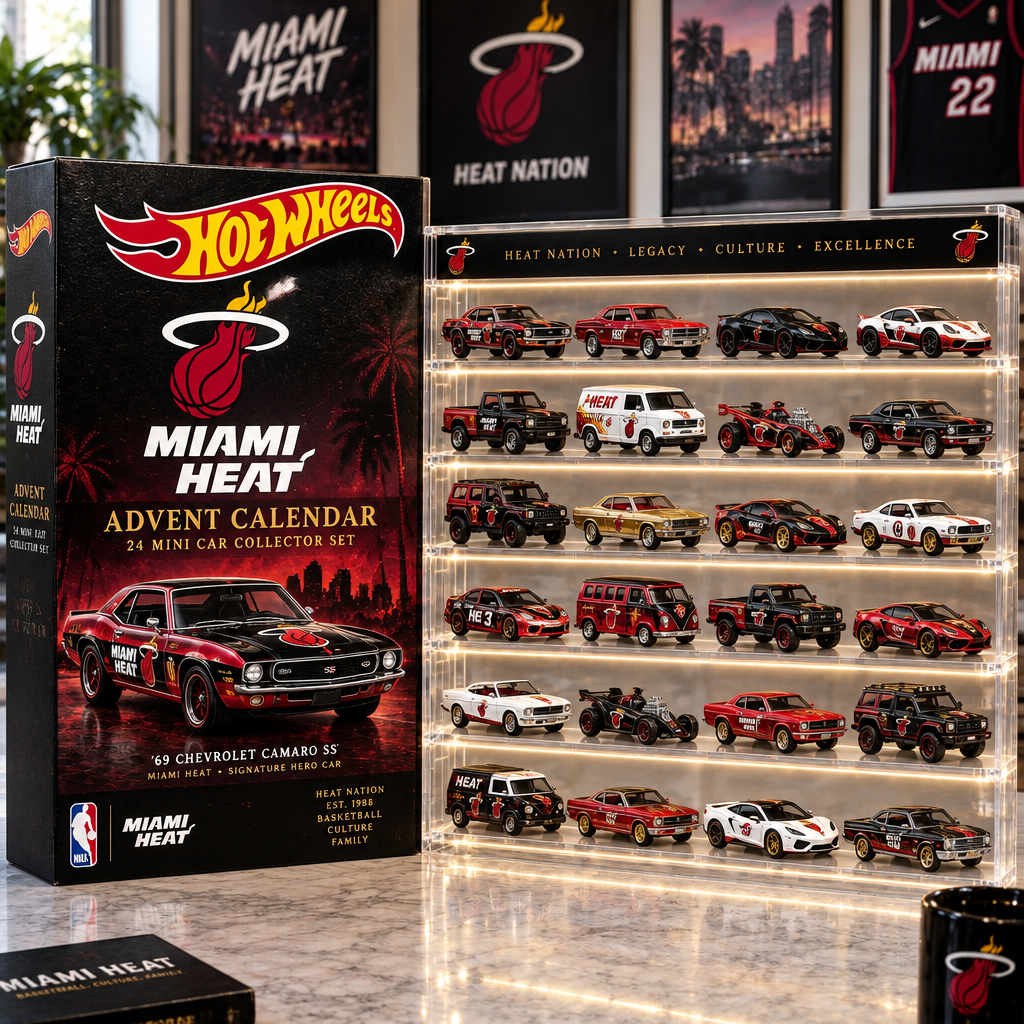 Miami Heat Premium Mini Car Advent Calendar
